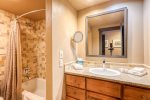 Master Bathroom features Tub & Shower Combo
